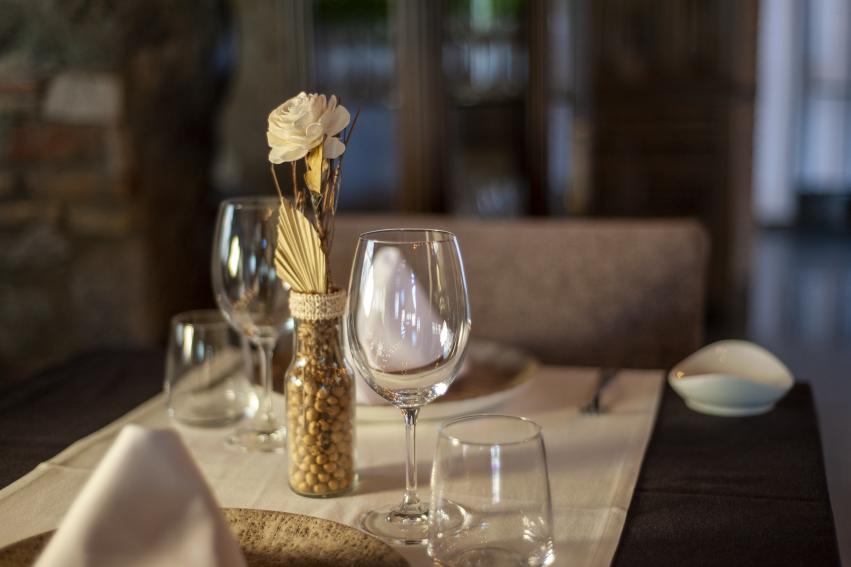 Restaurant Hotel Aires de l'Empordà Table at the Hotel Aires de l'Empordà restaurant